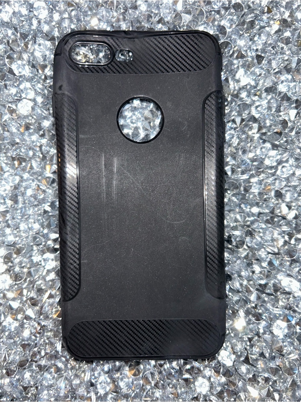 iPhone 6 /6S/ 7 Plus/8 Plus Back Case Matte Grey Shockproof Silicone Case